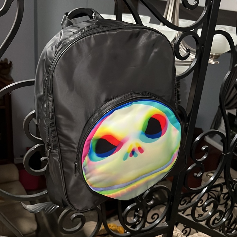 DISNEY XL JACK SKELETON BACKPACK THE NIGHTMARE BEFORE CHRISTMAS - Picture 3 of 5